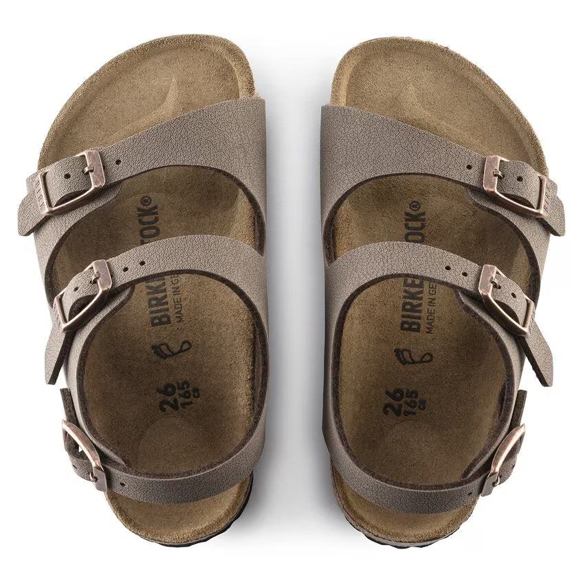 Birkenstock Roma Kids Birkibuc Mocha