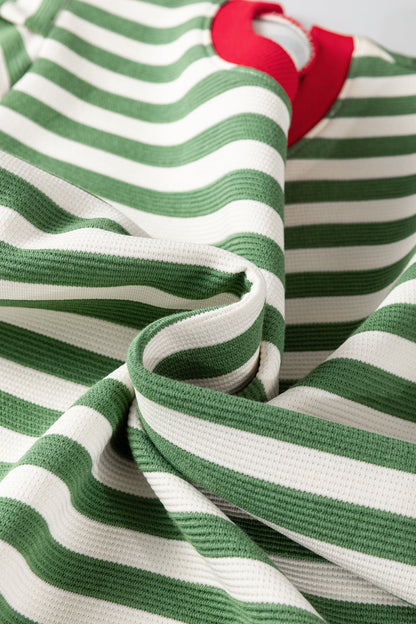 Threaded Pear Joy Sleeve Contrast Trim Tee