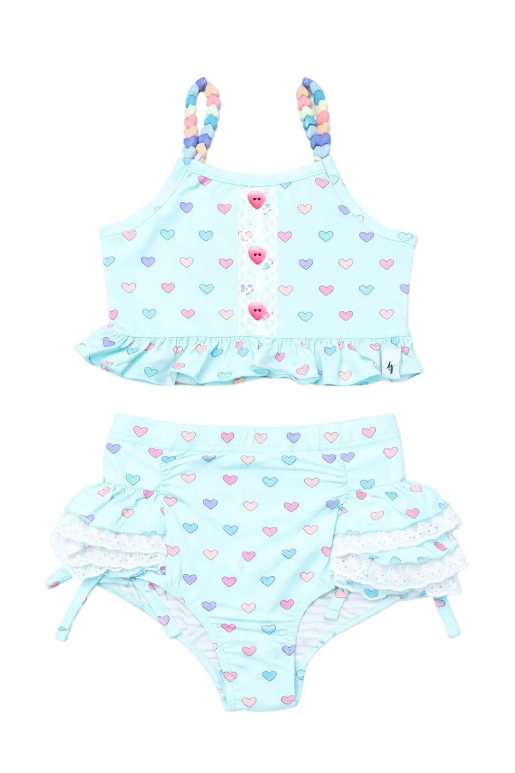 *PREORDER* Beaded Candyland High Waisted Bikini