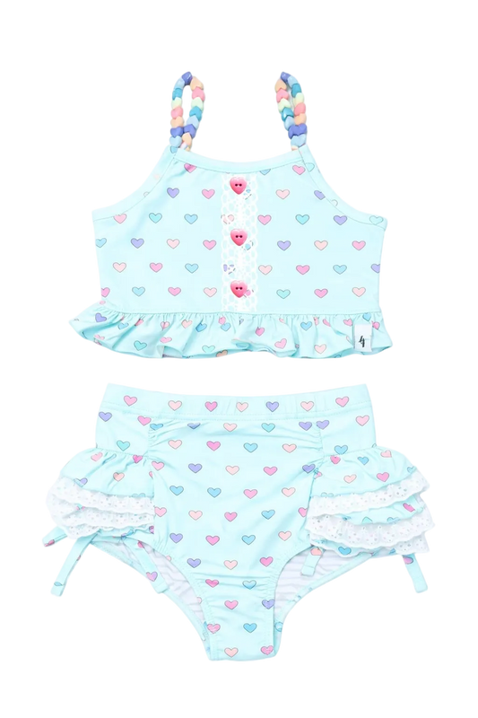 *PREORDER* Beaded Candyland High Waisted Bikini