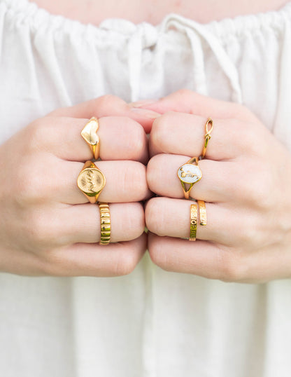 Elevated Faith Heart Statement Ring