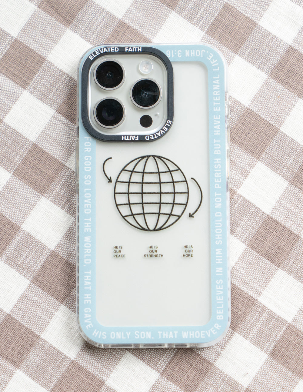 Elevated Faith For God So Loved the World Phone Case