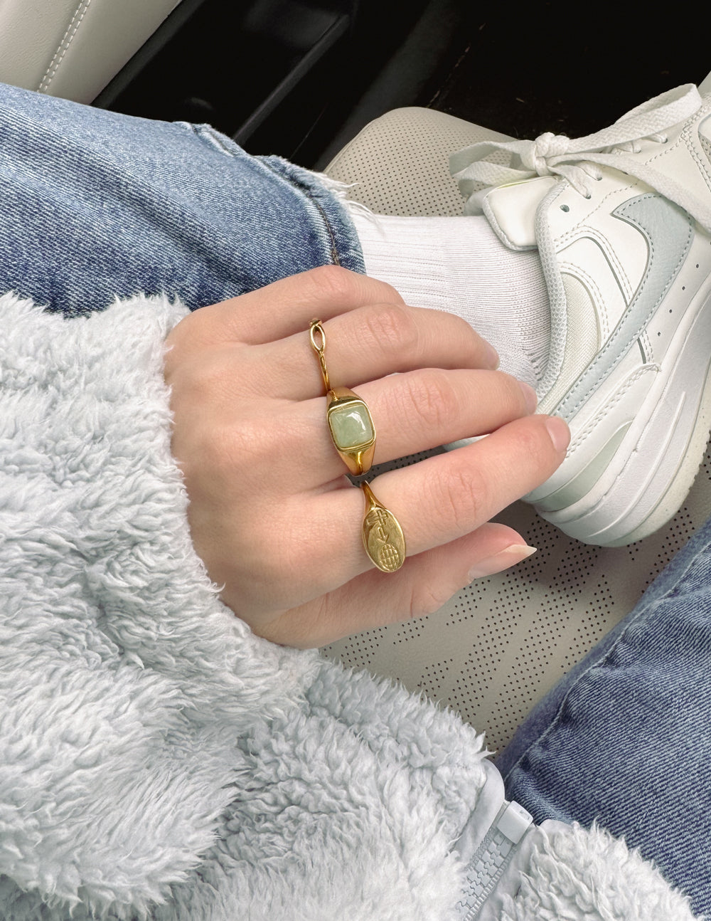 Elevated Faith Emerald Green Signet Ring