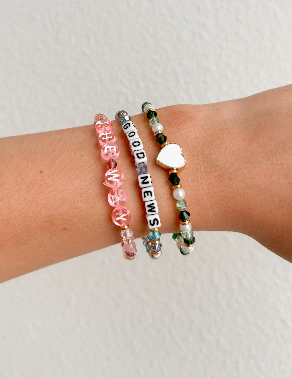 Elevated Faith The Way Letter Bracelet