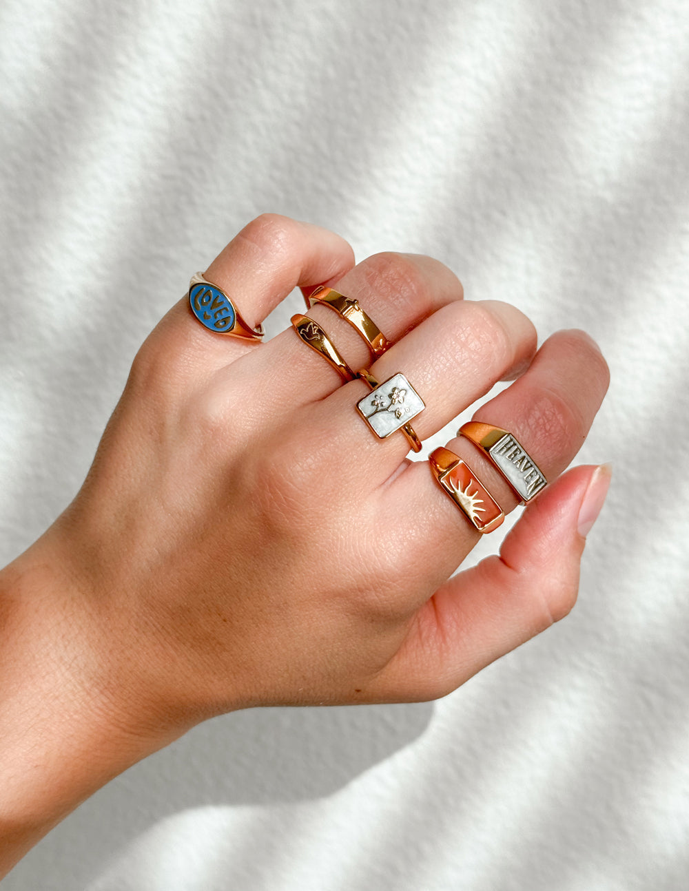 Elevated Faith Sunrise Rectangular Signet Ring