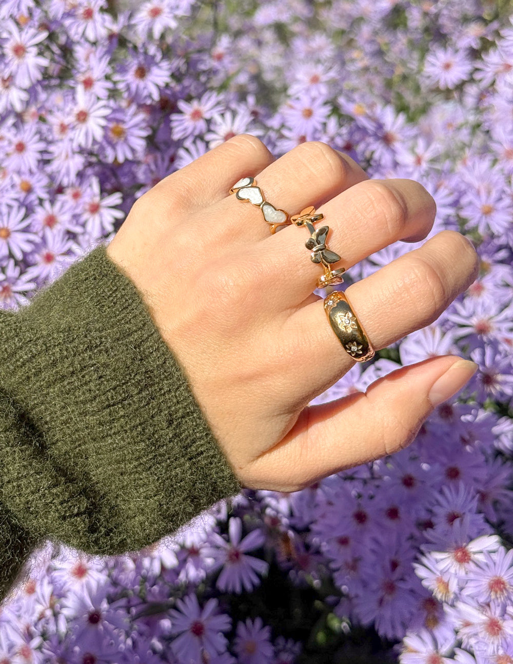 Elevated Faith Butterfly Flight Ring