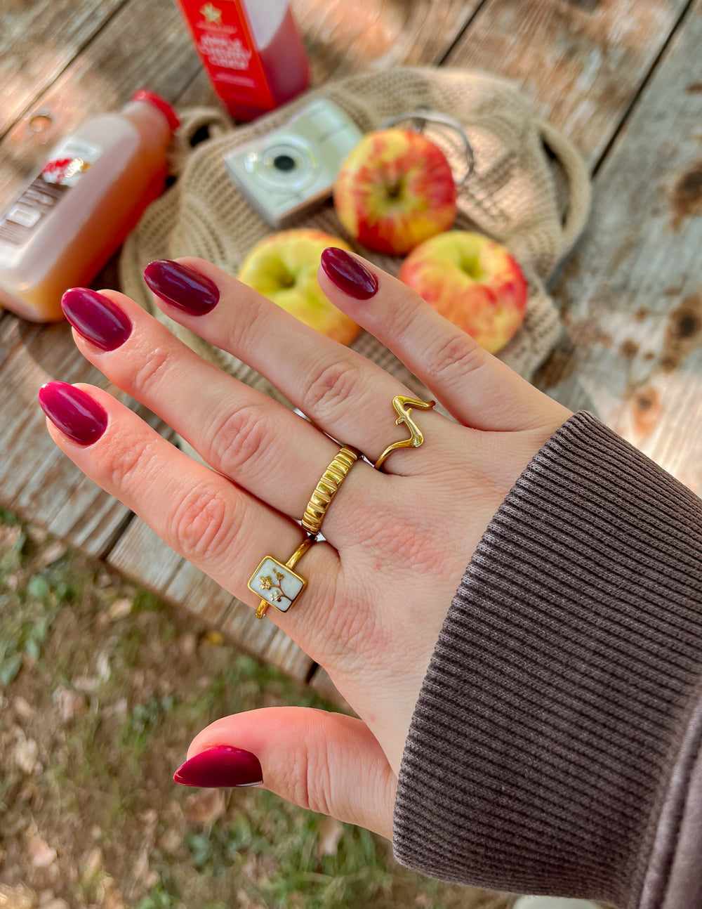 Elevated Faith Flower Rectangular Ring