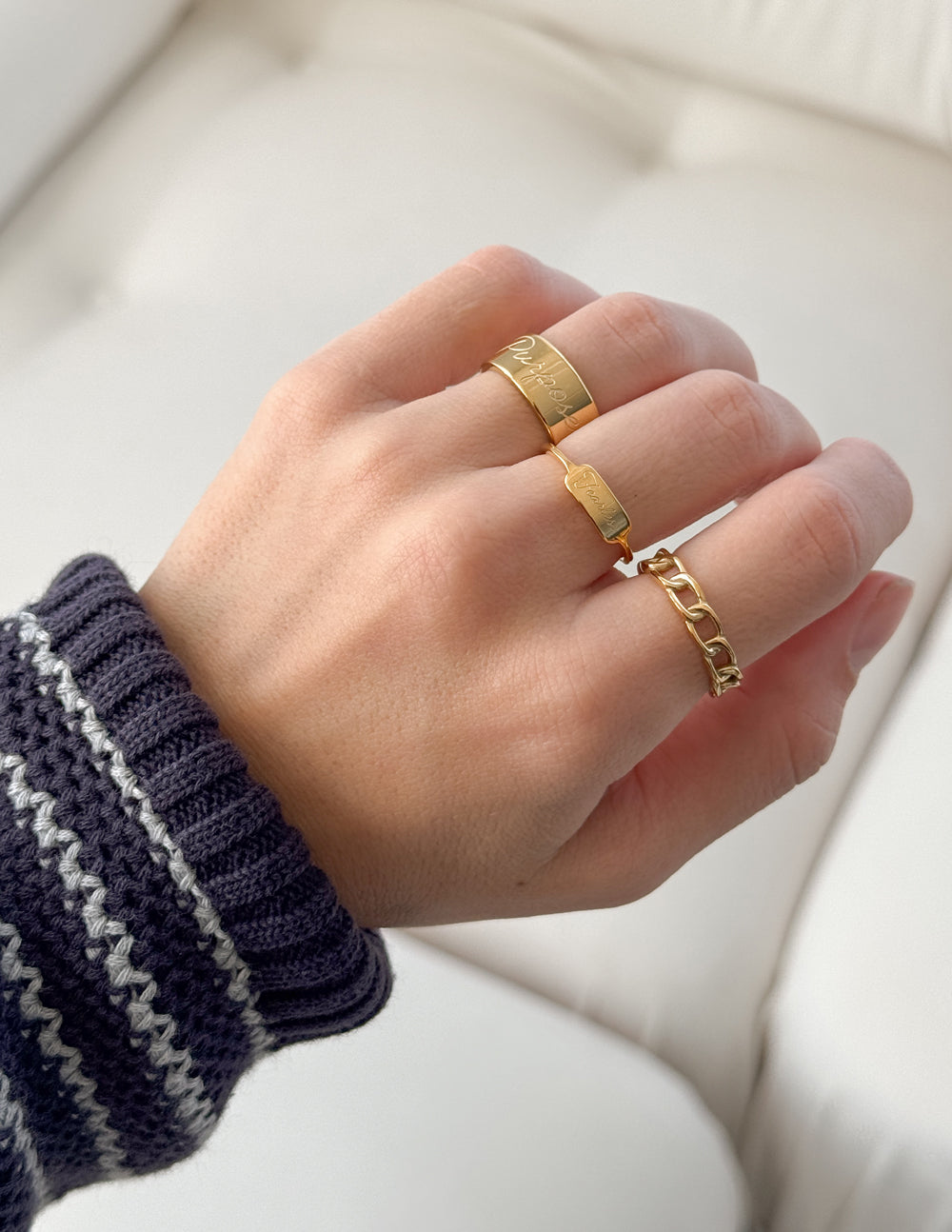 Elevated Faith Created With Purpose Ring