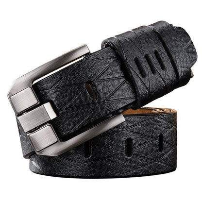 Versatile Leather Belt for Men | Genuine Premium Leather Waist Belt | Classic Formal & Casual Men’s Belt | Durable High-Sense Leather Accessory | 2026 Trendy Luxury Men’s Belt with Zinc Alloy Buckle