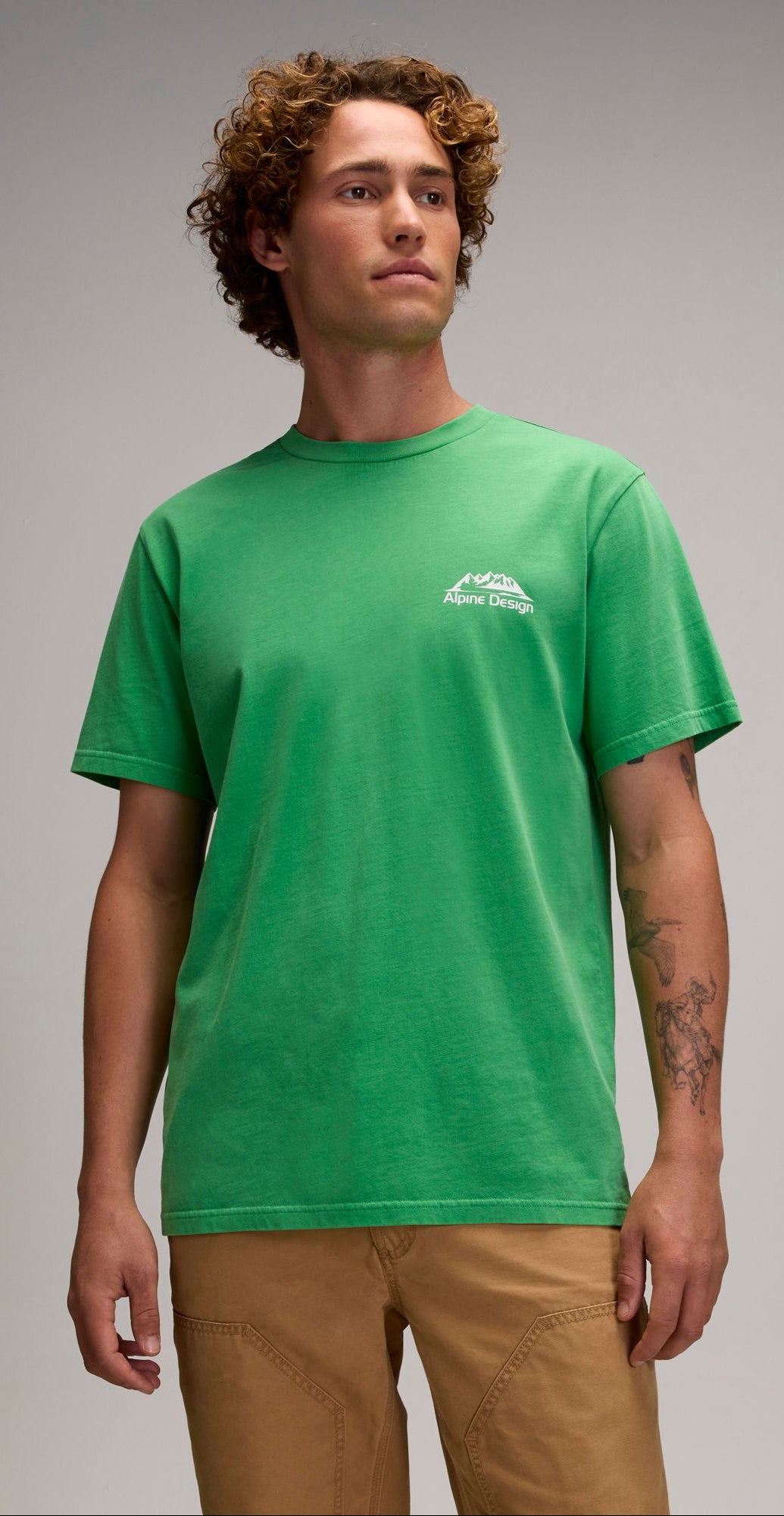 Alpine Design Men's Ad Hike Ss Short Sleeve Graphic Upf 30+ T-Shirt