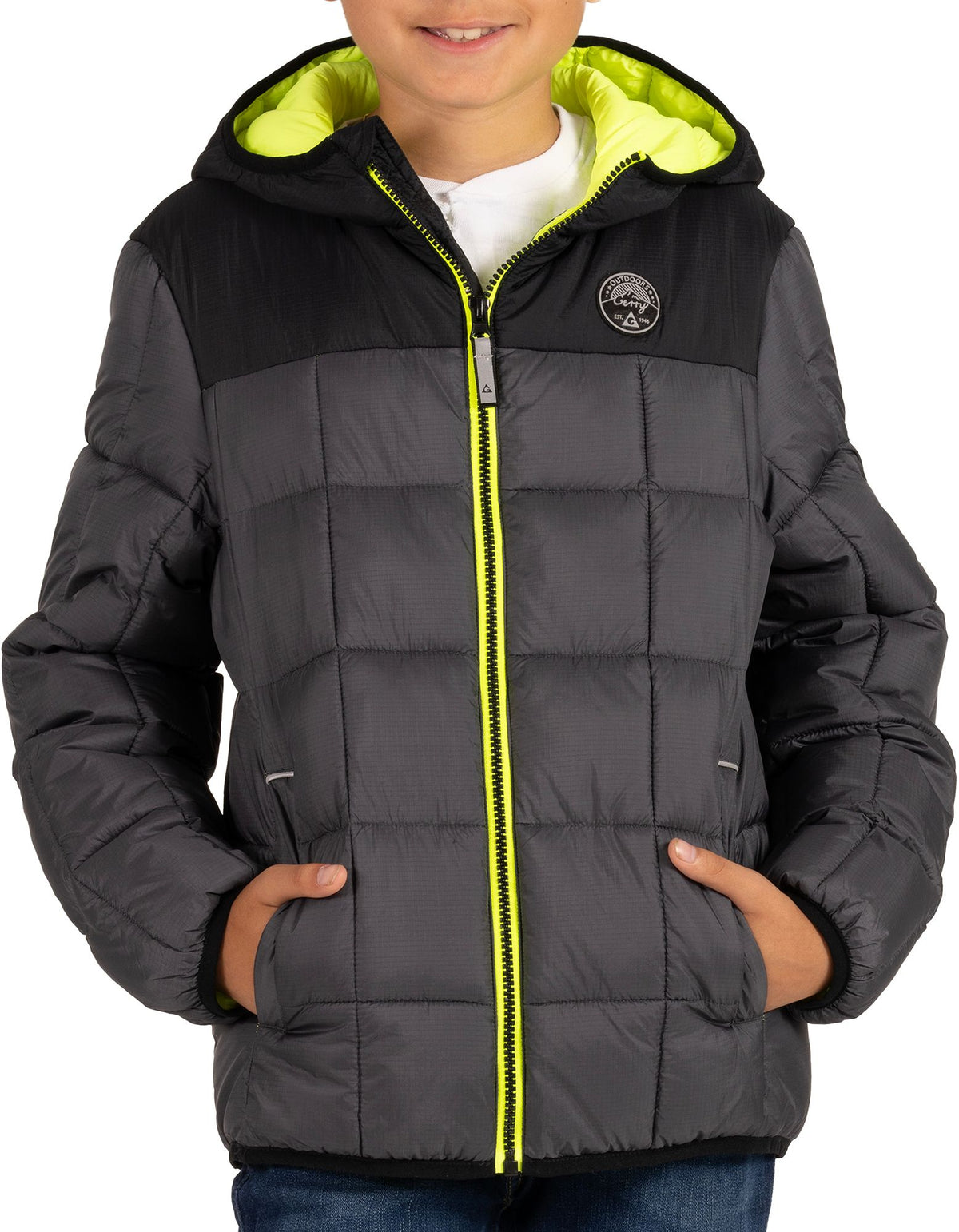 Gerry Youth Torque Puffer Jacket Full-Zip Lightweight