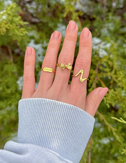 Elevated Faith Ribbon Ring