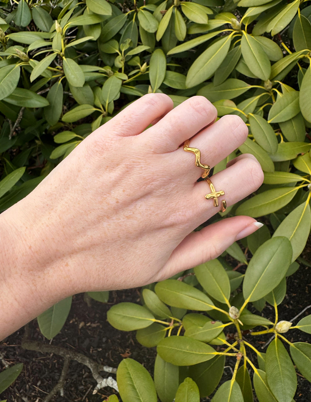 Elevated Faith Textured Wrapped Cross Ring