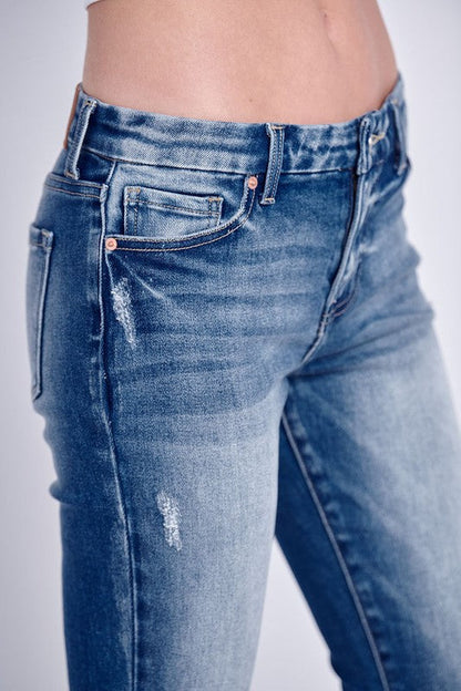 Eco Friendly Crop Flare Jeans