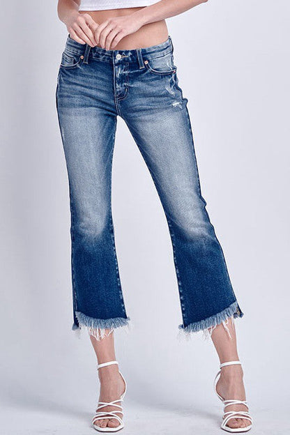 Eco Friendly Crop Flare Jeans