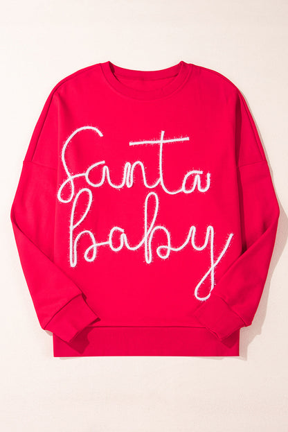 Threaded Pear Evelyn Baby Tinsel Graphic Sweatshirt