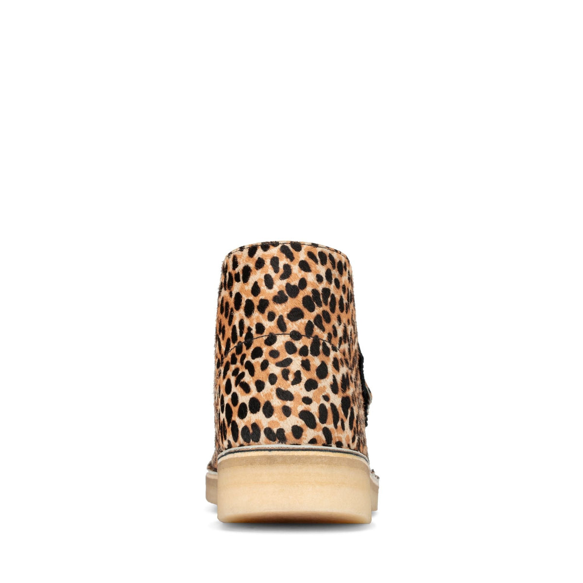 Clarks Women's Desert Boot Leopard Print Pony Booties