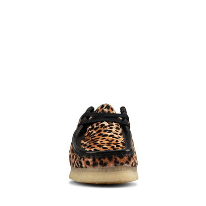 Clarks Women's Wallabee Leopard Print Moccasins