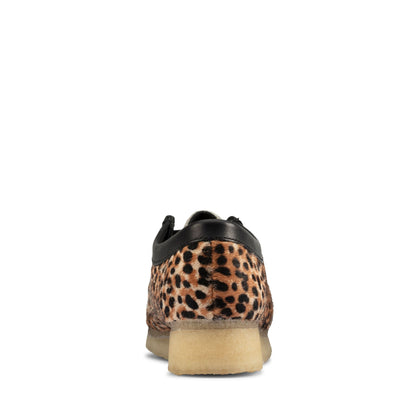 Clarks Women's Wallabee Leopard Print Moccasins