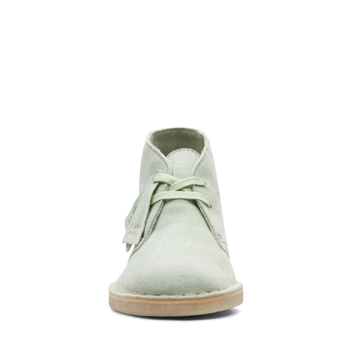 Clarks Women's Desert Boot Pale Green Booties