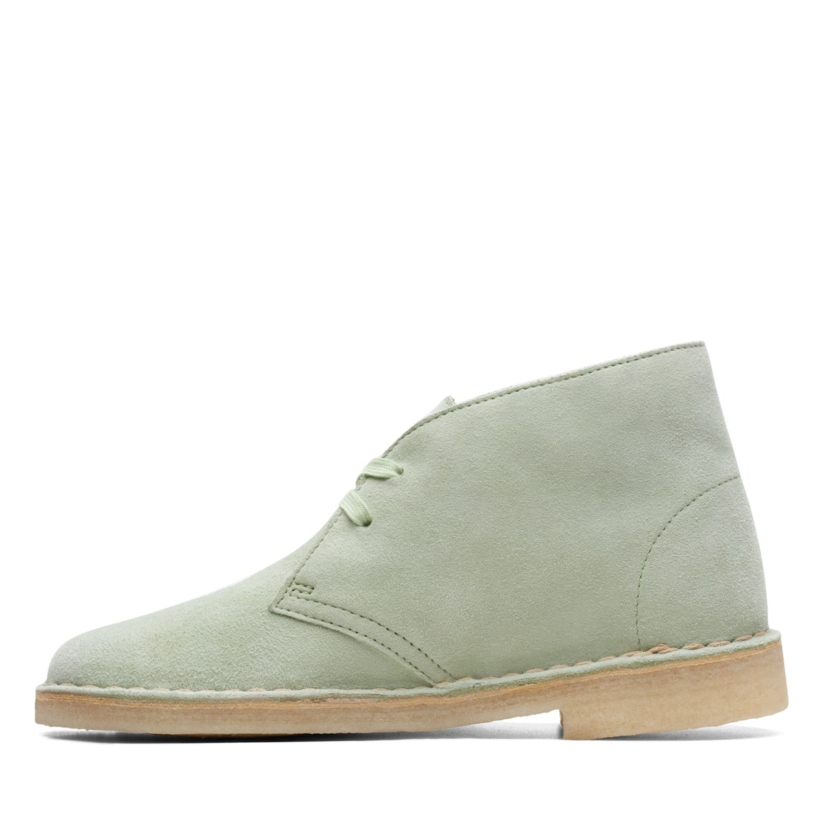 Clarks Women's Desert Boot Pale Green Booties
