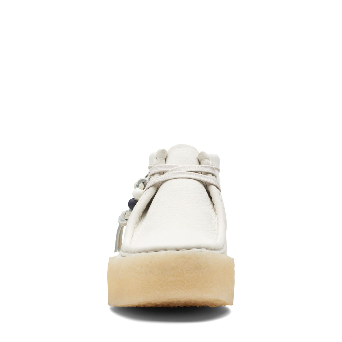 Clarks Women's Wallabee Cup Bt White Nubuck Booties