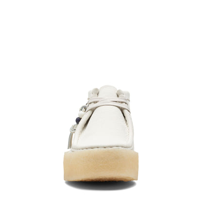 Clarks Women's Wallabee Cup Bt White Nubuck Booties