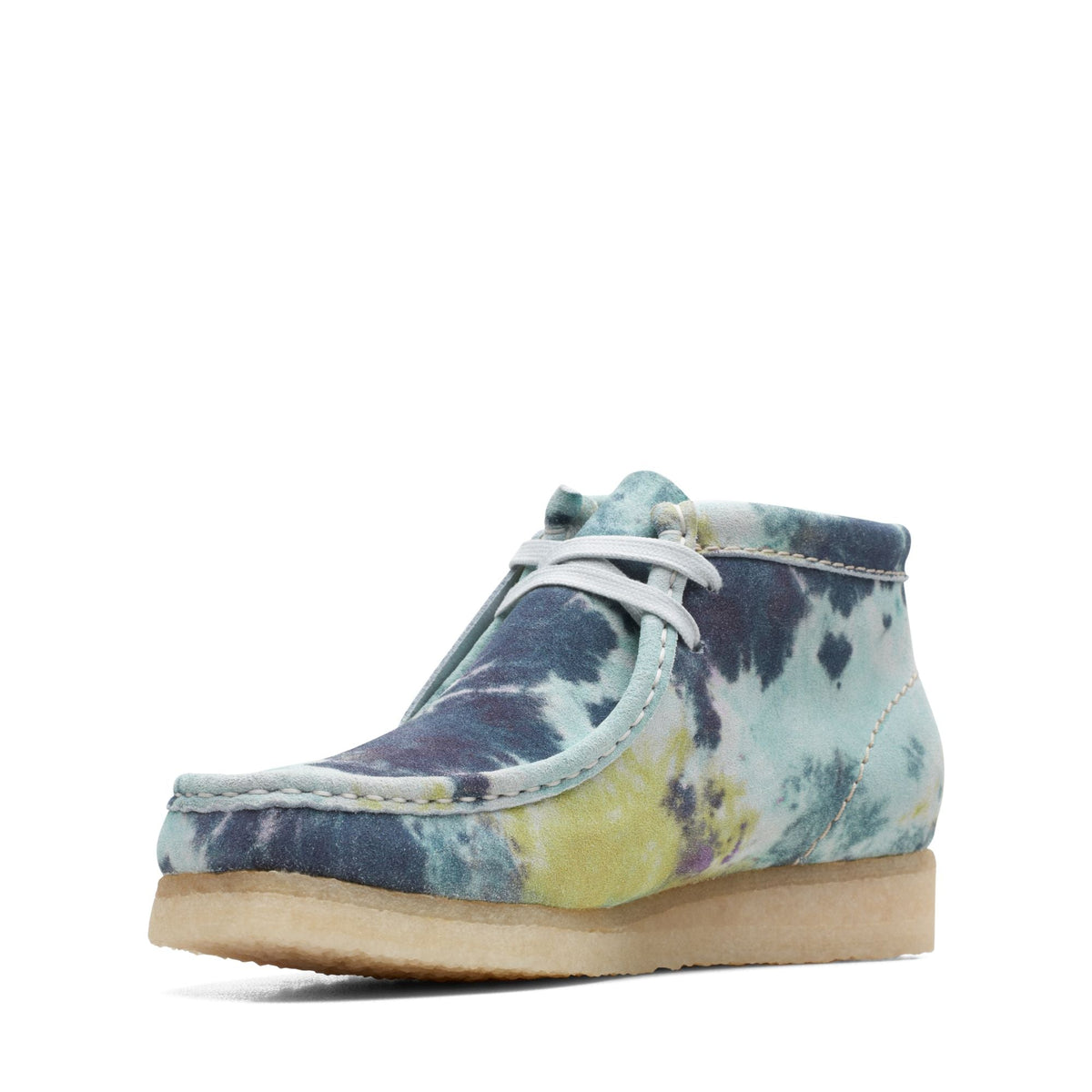 Clarks Women's Wallabee Boot Turquoise Tiedye Booties