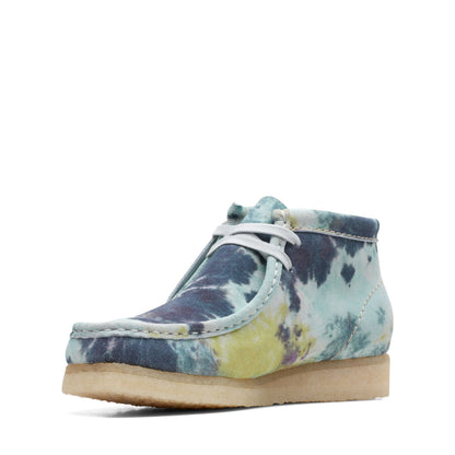 Clarks Women's Wallabee Boot Turquoise Tiedye Booties
