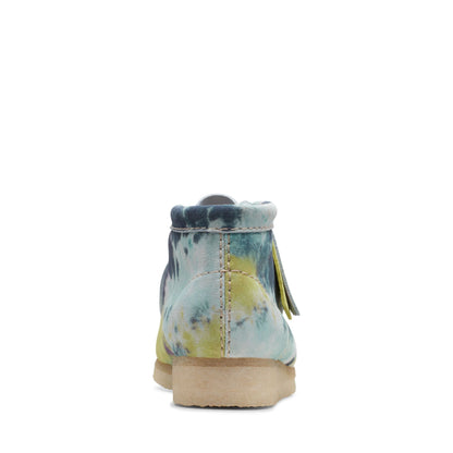 Clarks Women's Wallabee Boot Turquoise Tiedye Booties