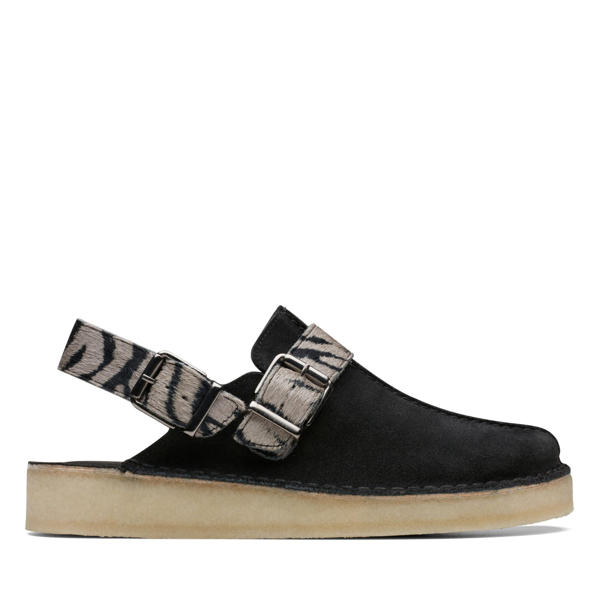 Clarks Women's Trek Mule Zebra Print Mules