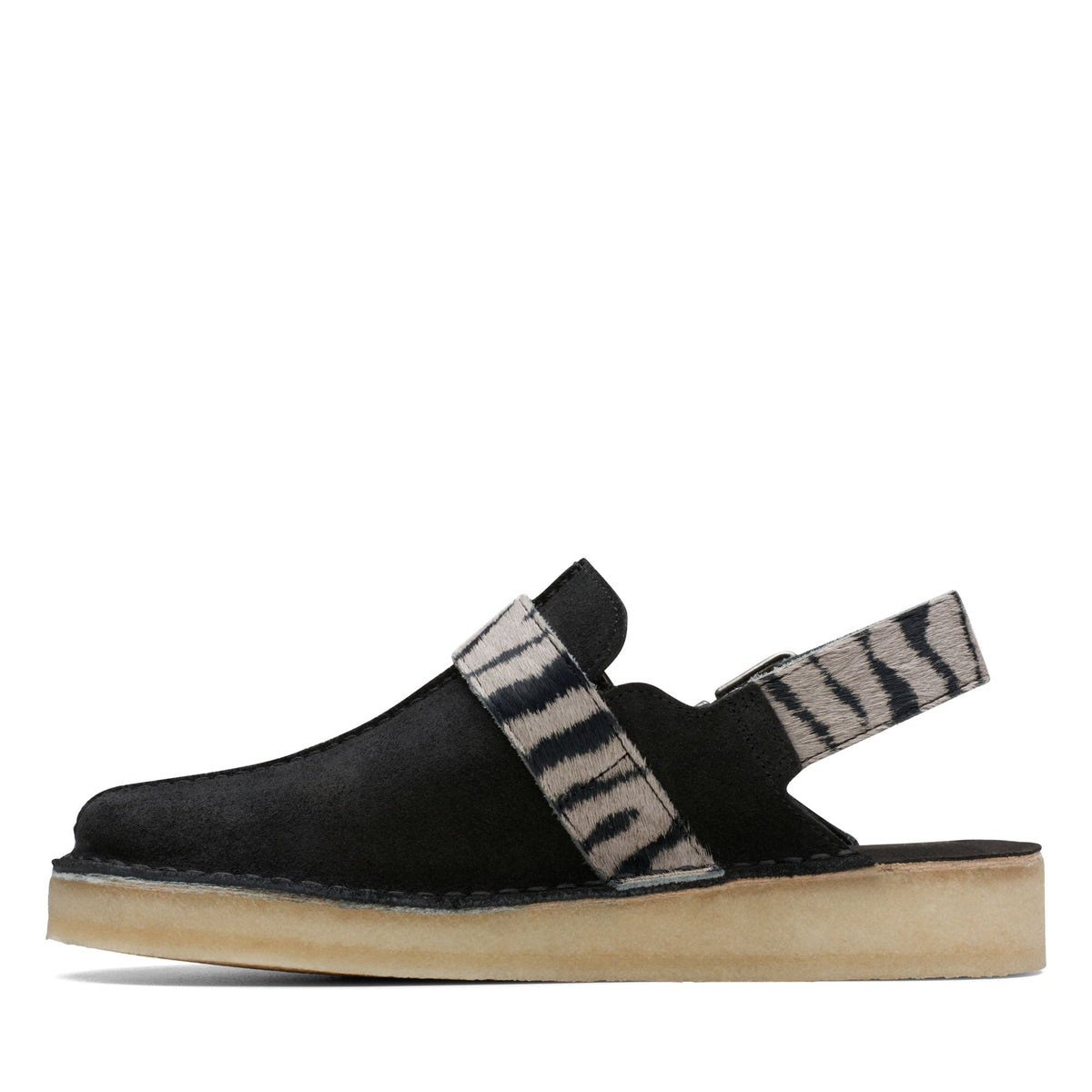 Clarks Women's Trek Mule Zebra Print Mules