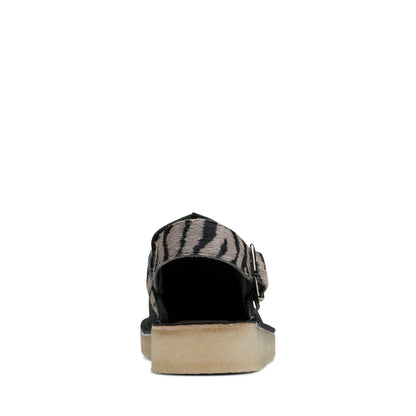 Clarks Women's Trek Mule Zebra Print Mules