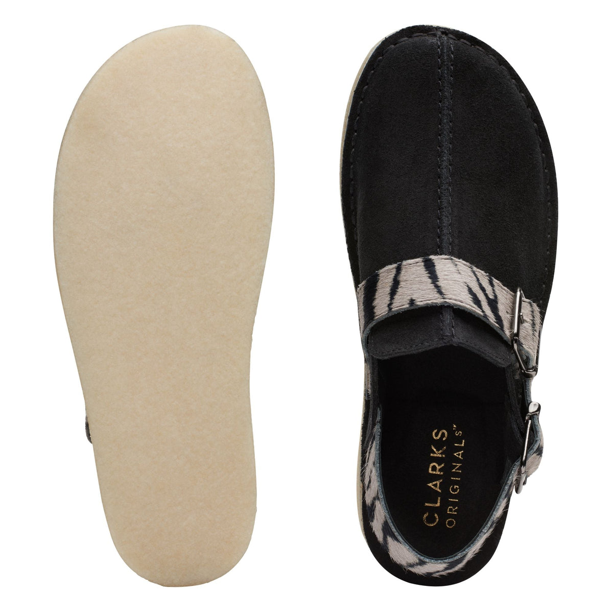 Clarks Women's Trek Mule Zebra Print Mules