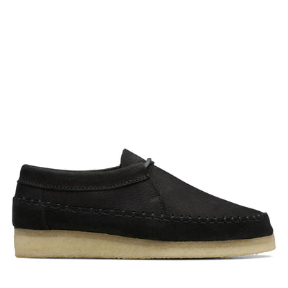 Clarks Women's Weaver Tie Black Sde Sneakers