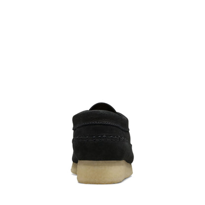 Clarks Women's Weaver Tie Black Sde Sneakers