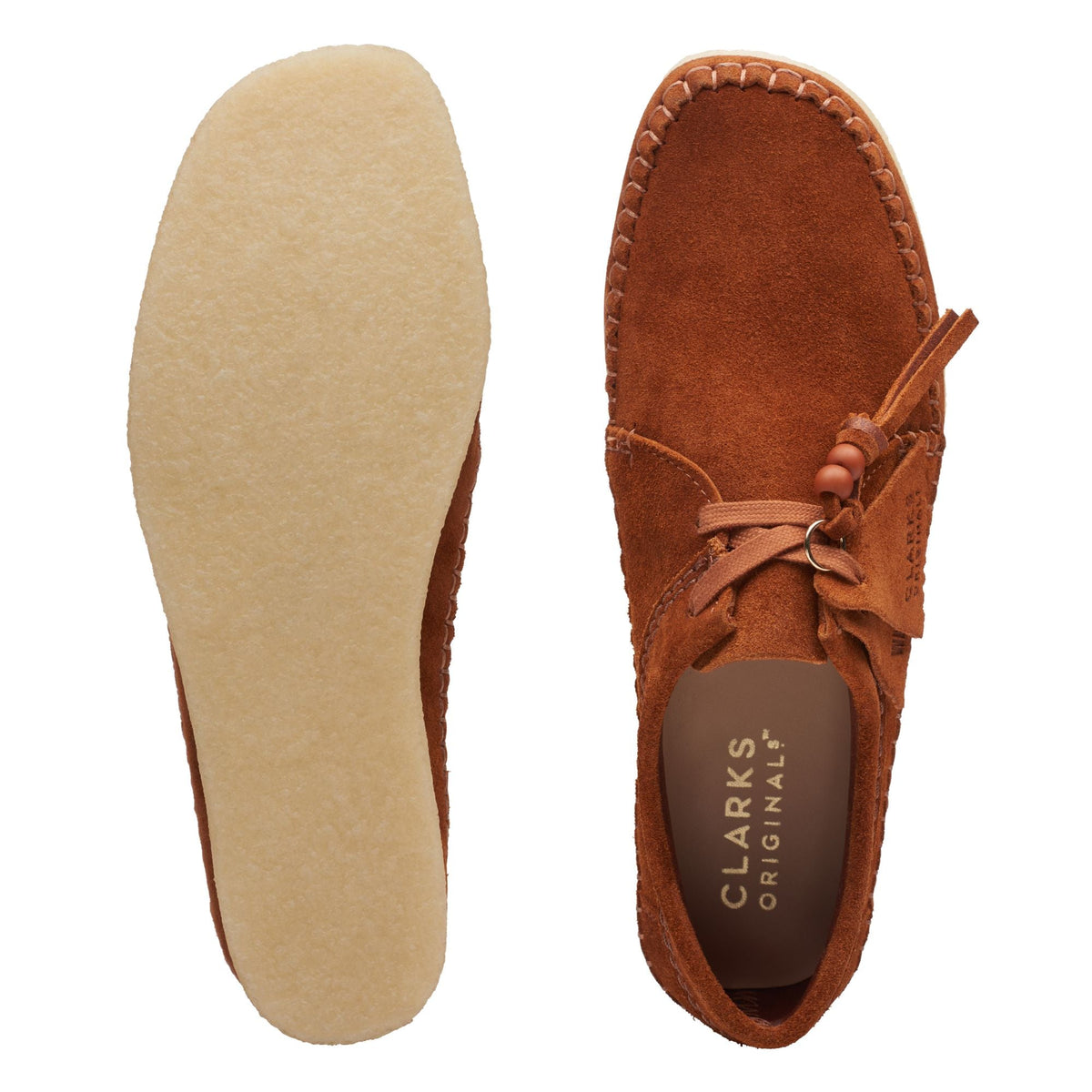 Clarks Women's Weaver Ginger Suede Moccasins