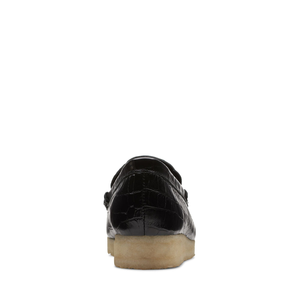 Clarks Women's Wallabeeloafer Black Croc Loafers
