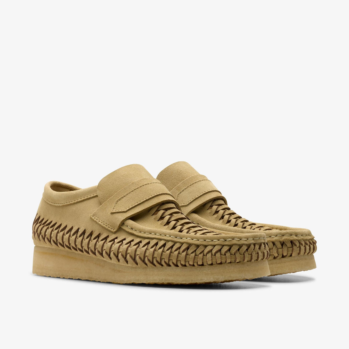 Clarks Men's Wallabee Loafer Weave Loafers