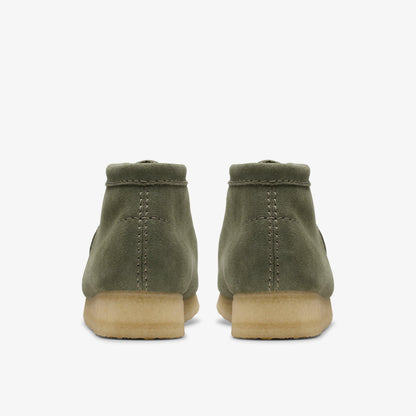 Clarks Women's Wallabee Boot Khaki/Green Sde Booties
