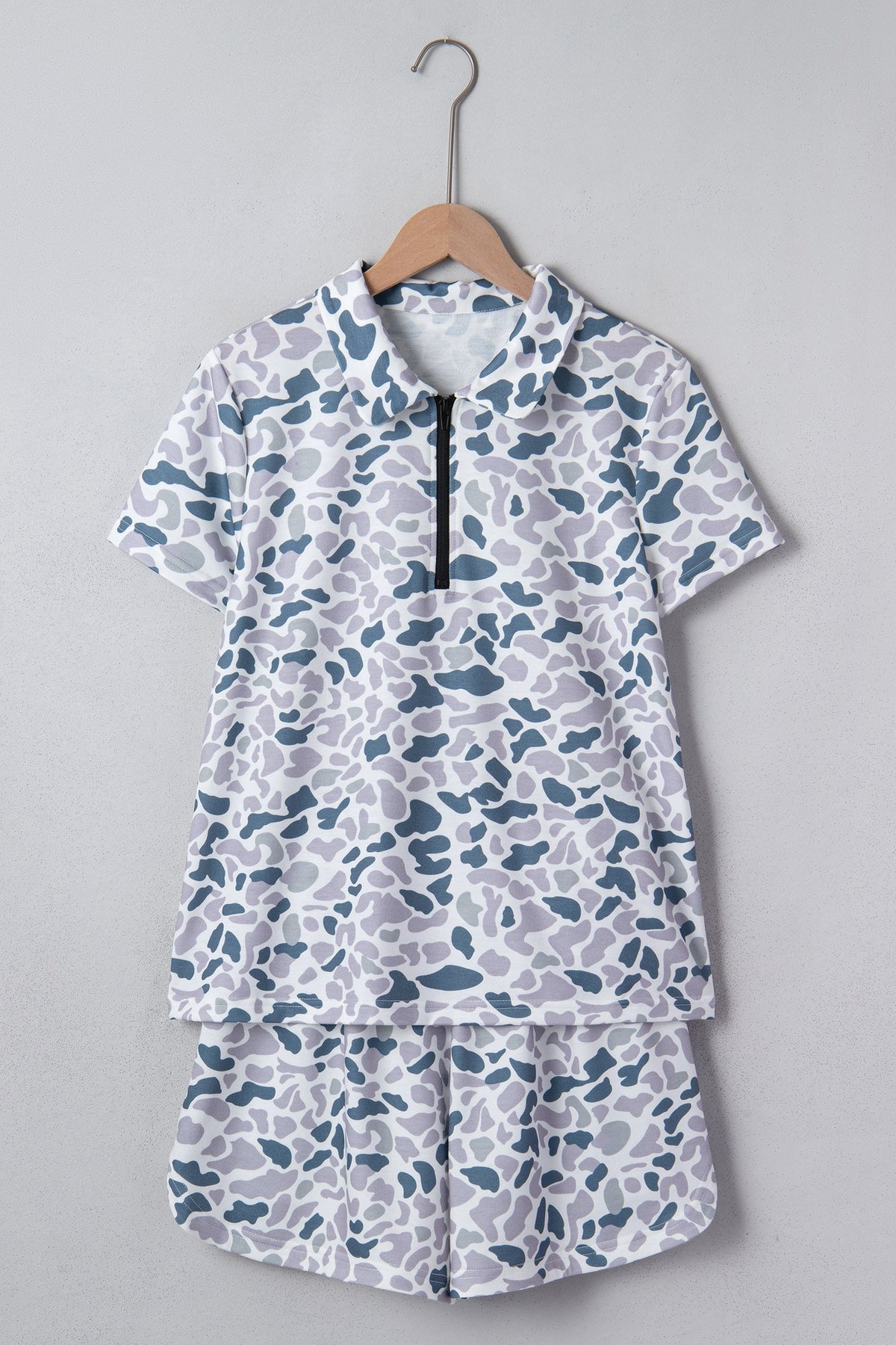 Threaded Pear Reyna Polo Collar Lounge Set