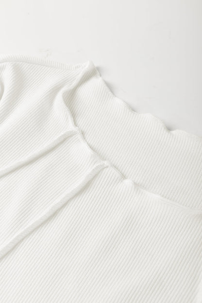 Threaded Pear Astrid Knit Slim Fit Long Sleeve Top