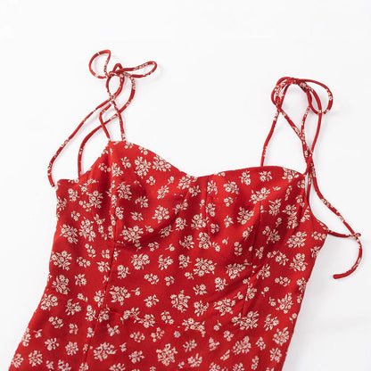 Strapless Dress Print Short Dress