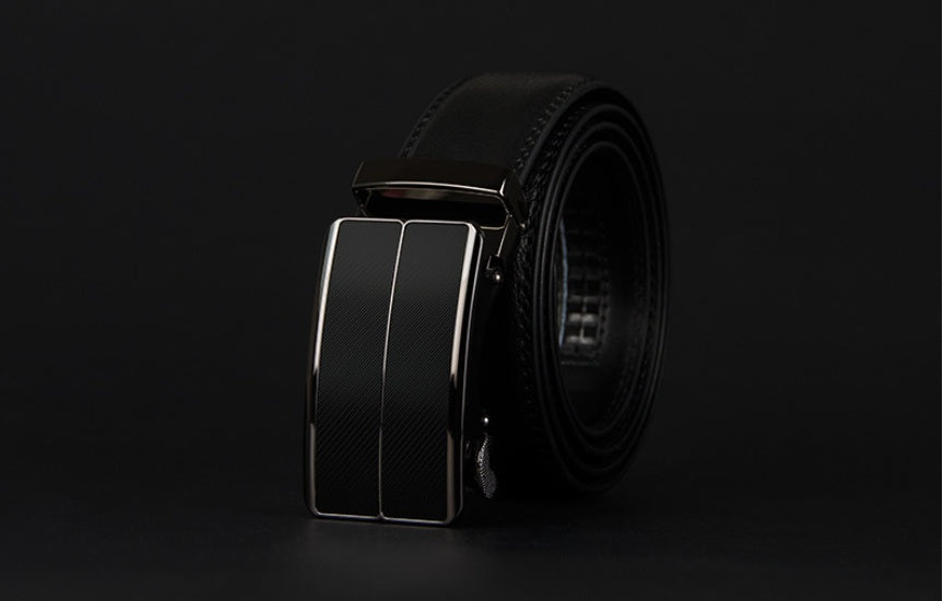 Premium Men’s Pin Buckle Leather Belt | Classic Professional Formal Belt for Men | Durable Business Casual Waistband | High-Quality Men's Dress Belt with Zinc Alloy Buckle