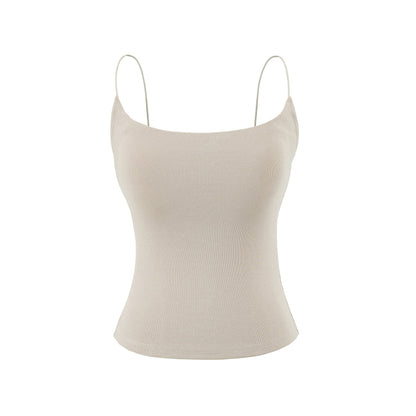 Slim fit sleeveless top for women