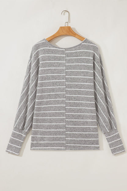 Threaded Pear Bella Stripe Dolman Sleeve Top