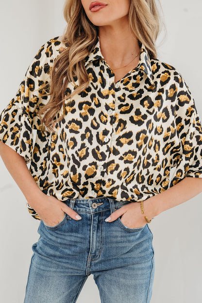 Threaded Pear Penny 4 Sleeve Loose Shirt