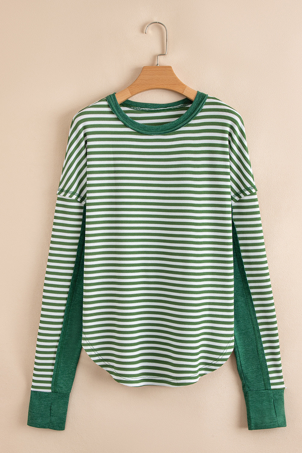 Threaded Pear Laurel Drop Shoulder Casual Top