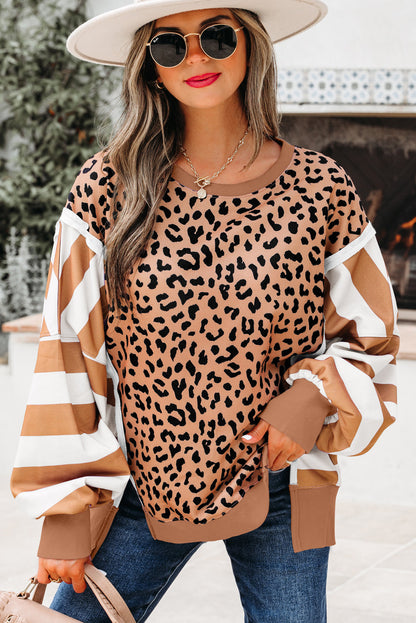 Threaded Pear Margot Casual Sweatshirt with Slits
