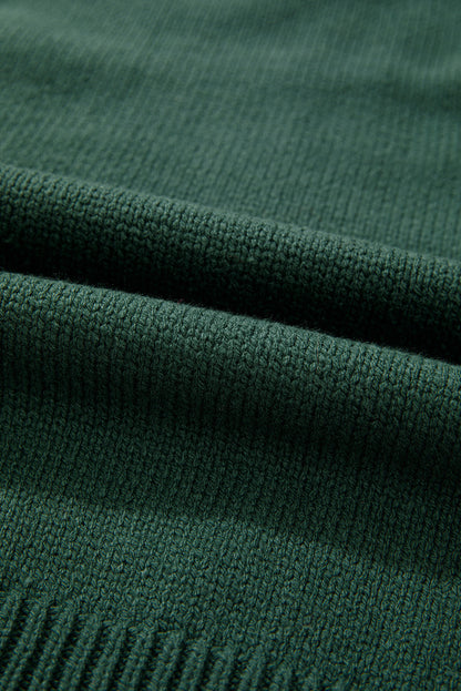 Threaded Pear Laney Knit Drop Shoulder Sweater
